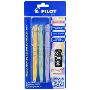 Resaltador Borrable PILOT Colores Pastel SW-FL