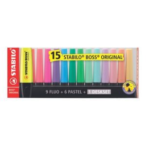 Resaltadores "Boss Deskset" x 15 und. 7015-01-5