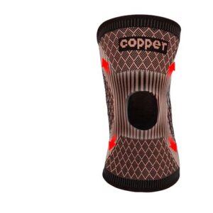 Rodillera de Compresión Deportiva Elástica Copper Talla XL