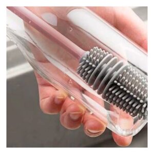 Rosado Cepillo de Silicona Multifuncional para Vaso