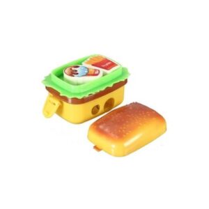 Sacapuntas de hamburguesas con dos borradores