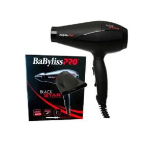 Secadora de Cabello Babyliss Pro B6200PE Black Star 2000W - Negro.