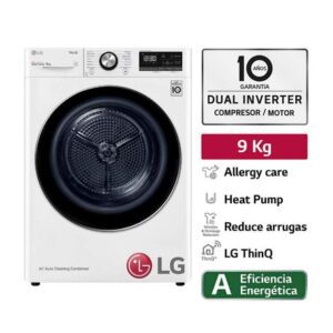 Secadora LG Carga Frontal 9KG DF9WVC2S6 Blanco
