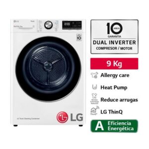 Secadora LG Carga Frontal DF9WVC2S6 9 KG Blanca