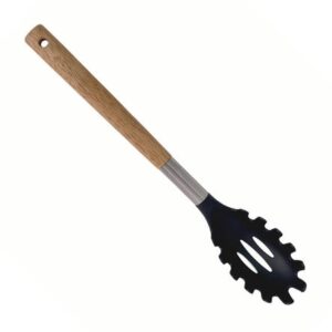 Servidor pasta mango madera 34cm Orange