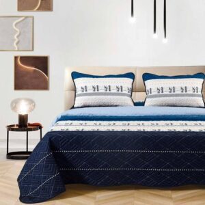 Set de Cubrecama 2 Pz + Sabanas + Fundas 100% Algodón