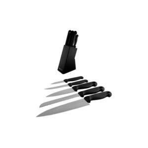 SET DE CUCHILLOS X 05 MANGO PLASTICO