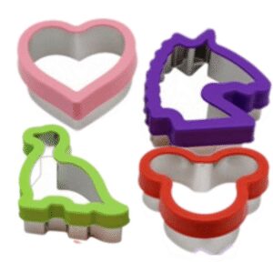 Set de Moldes para Pan de Acero Animalitos