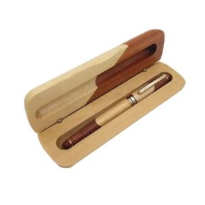 Set Elin Boligrafo Lapicero de Madera y Caja Personalizada