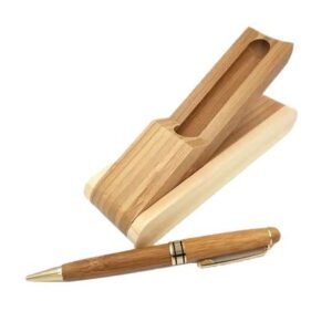 Set Gerd Boligrafo Lapicero de Madera y Caja Personalizada