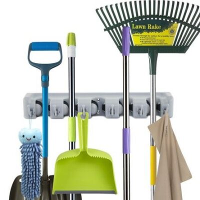 Set Organizador De Escobas Multifuncional