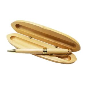 Set Ulfaer Boligrafo Lapicero de Madera y Caja Personalizada