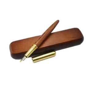 Set Viggo Pluma Estilográfica de Madera y Caja Personalizable