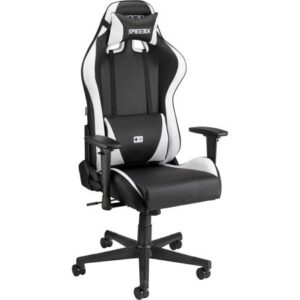 Silla de Juego Spieltek 200 Series Negro Blanco