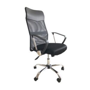 Silla giratoria Nueva Brest Negra