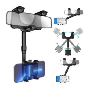 Soporte Universal de Celular para Espejo Retrovisor 360°