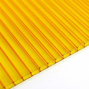 Techo Policarbonato 5.5mm Amarillo 2.90x1.05m Económico