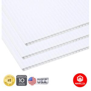 Techo Policarbonato Premium Blanco 6mm 11.60 x 2.10 metros