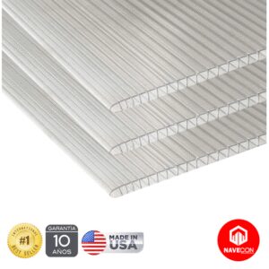 Techo Policarbonato Premium Transparente 6mm 11.60 x 2.10 metros
