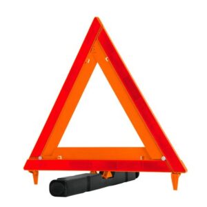 Triangulo de seguridad de 44cm de alto con estuche plastico Truper 10942