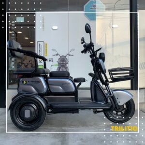 Trimoto Eléctrica Ku4 Gris Kayen Corp con Bateria de Litio Extraible