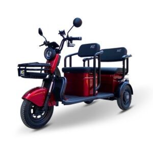 Trimoto Eléctrica V1 Rojo Kayen Corp con Bateria de Litio Extraible
