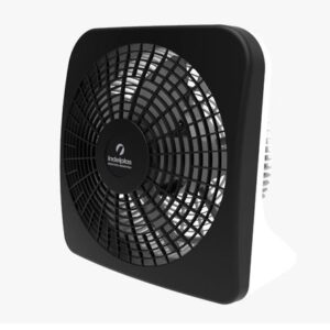 Ventilador Indelplas Turbo Deco D12 Negro