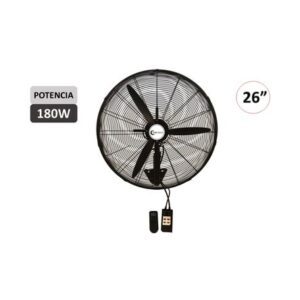 Ventilador Trevely VT-27C industrial 26" Pared 180w control remoto