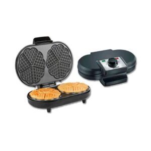 Waflera Doble Severin WA-2106 antiadherente 1200 watts forma de flor