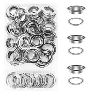 100 Ojalillo Metálico para Cortina 40mm Aros Ojales para Cortina Nro 600