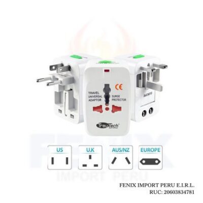 Adaptador Internacional Enchufe Viajero 110 – 240 V TRAUTECH