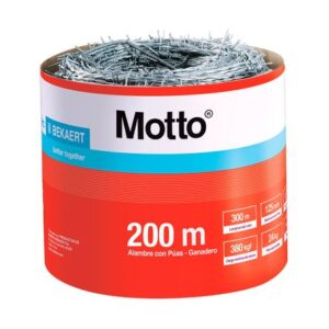 Alambre Púas Motto 1.60/1.45 200 metros 5