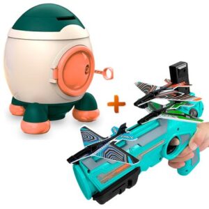 Alcancía Cohete Stickers Y51 VD Y Lanza Aviones TQ