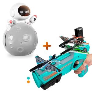 Alcancía Lámpara Astronauta K84 Y Lanza Aviones TQ o NJ