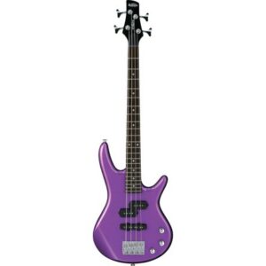 bajo de 4 Cuerdas de Escala Corta Ibanez Gsrm20 Mikro Morado Metálico