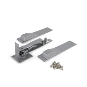 Bisagra de piso para puerta vaivén Aluminizada