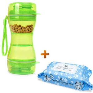 Botella Portátil Q03 VD Y Toallitas Húmedas sin Alcohol JM1