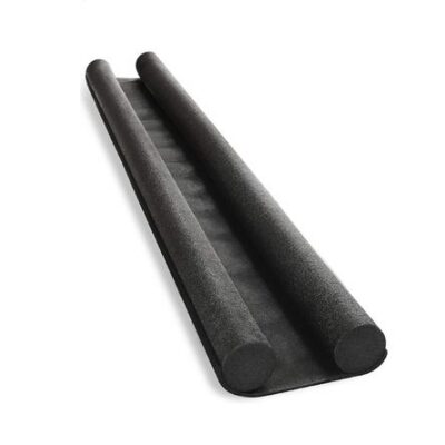 Burlete Flexible de Espuma 95cm Protección Sellado de Puerta Negro