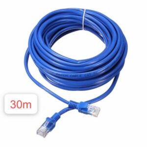 Cable Internet Red 30m Adaptador Rj45 CAT6 Ethernet UTP LAN Testeado