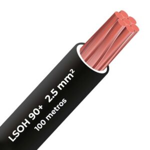 Cable libre halógeno 90c 2.5mm 2 Celsa (Lsoh) negro