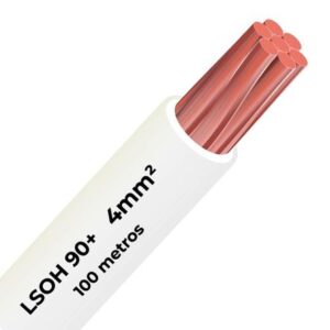 Cable libre halógeno 90c 4mm 2 Celsa (Lsoh) blanco