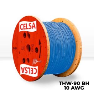 Cable Thw-90 450/750v 10 Awg Celsa Azul - Venta por metro
