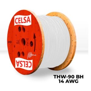 Cable Thw-90 450/750v 14 Awg Celsa Blanco - Venta por metro