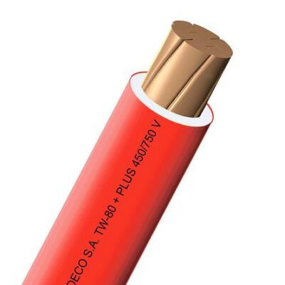 Cable TW-80 +plus 450/750 V 14 AWG Rojo