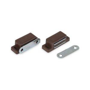 Cierre magnético chico 4kg Marrón x 2 unidades