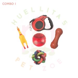 Combo 5 Juguetes para Mascotas Diversion Infinita 1