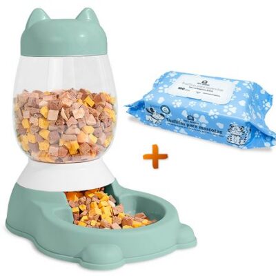 Comedero 2.5 Kg CW6 VD Y Toallitas Húmedas sin Alcohol JM1