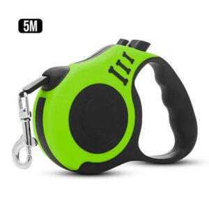 Correa retráctil para perros hasta 1.6 kg de tensión y 3 metros Verde