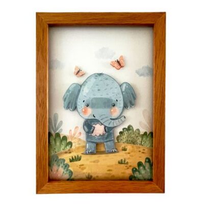Cuadro Carrousel Kids Decor 3D Sr Trompita
