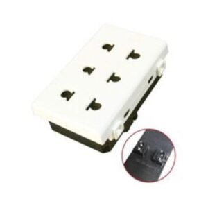 Dado Tomacorriente 3 Toma Universal 15 Amp Bm139 OPalux